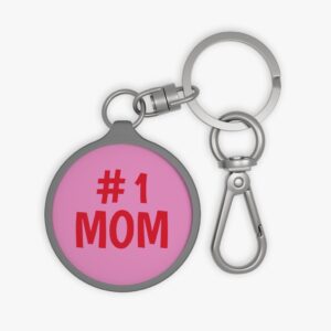 Mom Keyring Tag Keychain