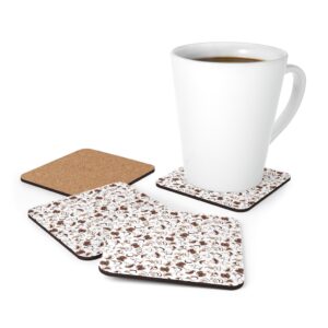 Cafe Corkwood Coaster Set