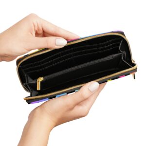 Leopard Print Zipper Wallet