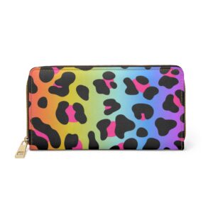 Leopard Print Zipper Wallet