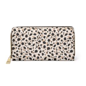 Leopard Print Zipper Wallet