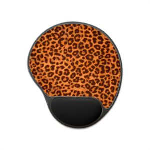 Leopard Print Mouse Pad With Wrist Rest