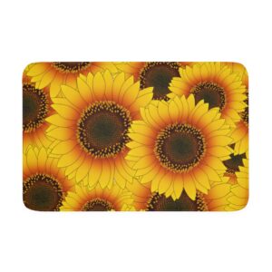 Sunflower Memory Foam Bath Mat