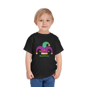 Mardi Gras Toddler Short Sleeve Tee