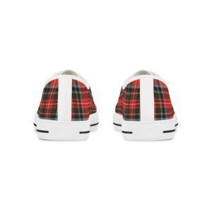 Plaid Men’s Low Top Sneakers