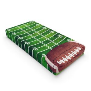 Football Field Baby Changing Pad Cover