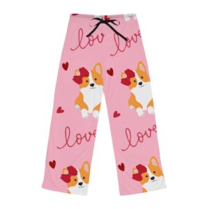 Corgi Valentine’s Day Women’s Pajama Pants (AOP)