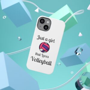 Girl Volleyball Impact-Resistant Cases