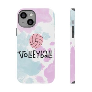 Watercolor Volleyball Case Impact-Resistant Cases