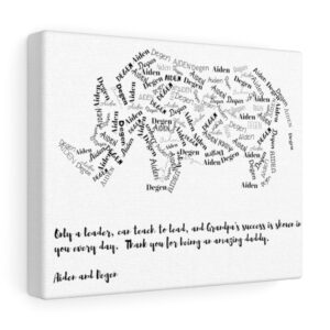 Personalized Rhino Canvas – Canvas Gallery Wraps