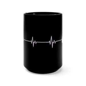 Gamer Pulse Black Mug 15oz