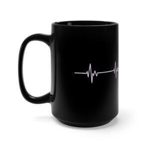 Gamer Pulse Black Mug 15oz