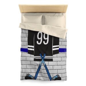Hockey Jersey Microfiber Duvet Cover