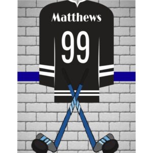 Hockey Jersey Microfiber Duvet Cover