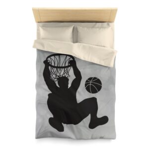 Basketball Dunk Microfiber Duvet Cover