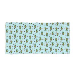 Pineapple Beach Towel – Summer Towel – Loves Pineapples – Pineapple themed