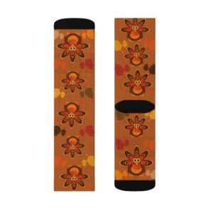 Cute funny Turkey Socks Sublimation Socks