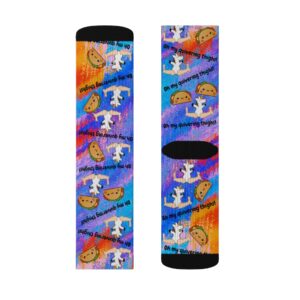 Oh My Quivering Thighs Sublimation Socks