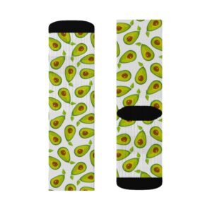 Avocado Socks – Avocado Lover Gift – Loves Avocados – Sublimation Socks