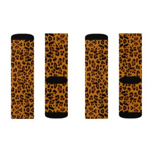 Leapord Animal Print Sublimation Socks