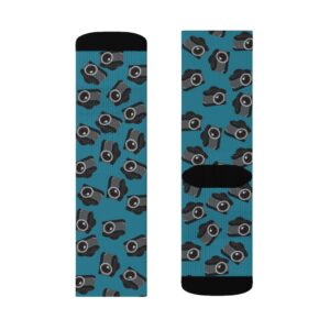 Camera Socks – Photographer Gift – Loves Photography – Sublimation Socks