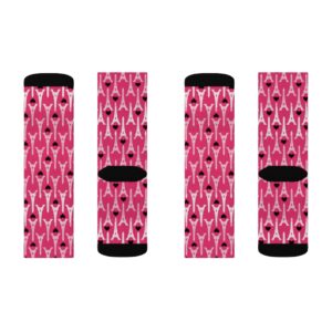 Pink Paris Eiffel Tower Socks – Trendy Paris Socks – Paris Lover socks – Paris themed gift