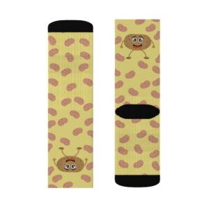 Funny Potato Socks – Loves Potatoes – Crazy about Potatoes – cute Potato socks – Sublimation Socks