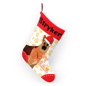 German Shepard Personalized Christmas Stocking