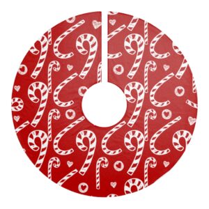 Fun Candy Cane Christmas Tree Skirt