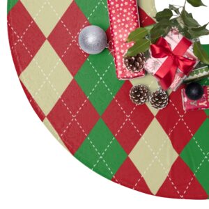 Plaid Christmas Tree Skirt