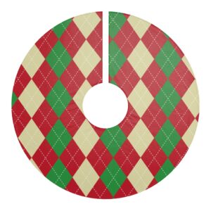 Plaid Christmas Tree Skirt