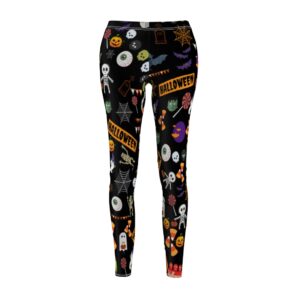 Fun Halloween Black Women’s Cut & Sew Casual Leggings